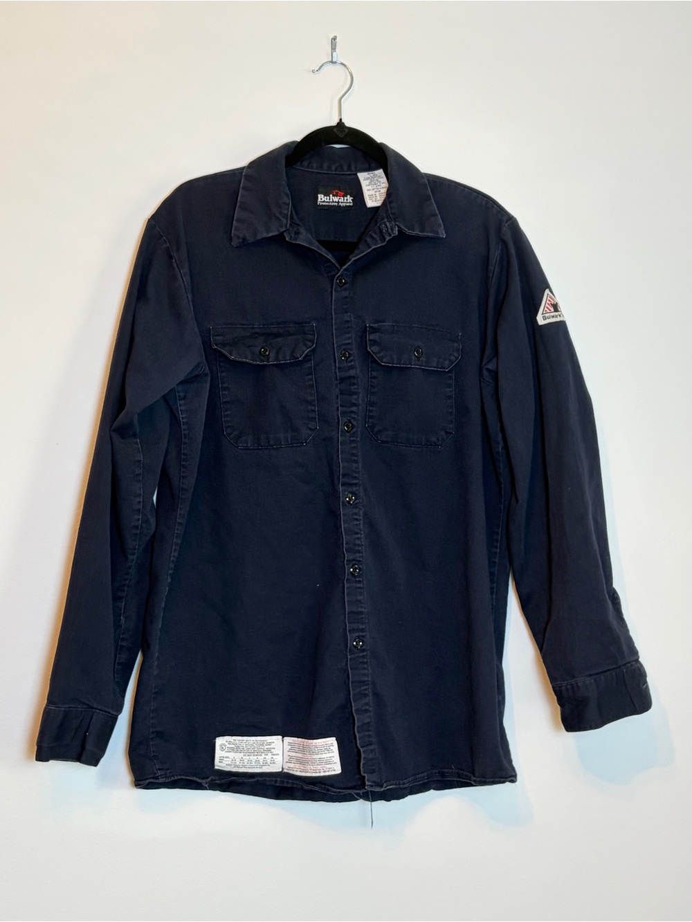 Bulwark Navy Protective Work Shirt